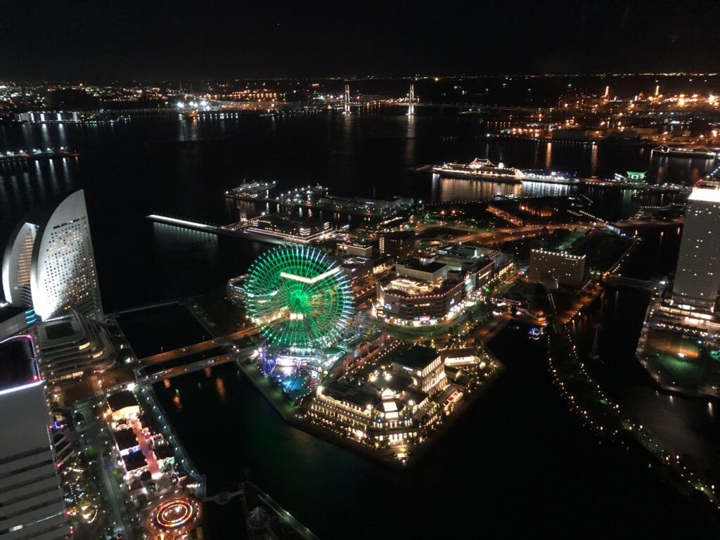 横浜ロイヤルパークホテルからの夜景